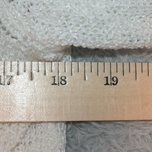 Alexandra Oak Cardigan Sweater Womens XXL Ivory Lightweight Semi Sheer Career - Picture 6 of 10